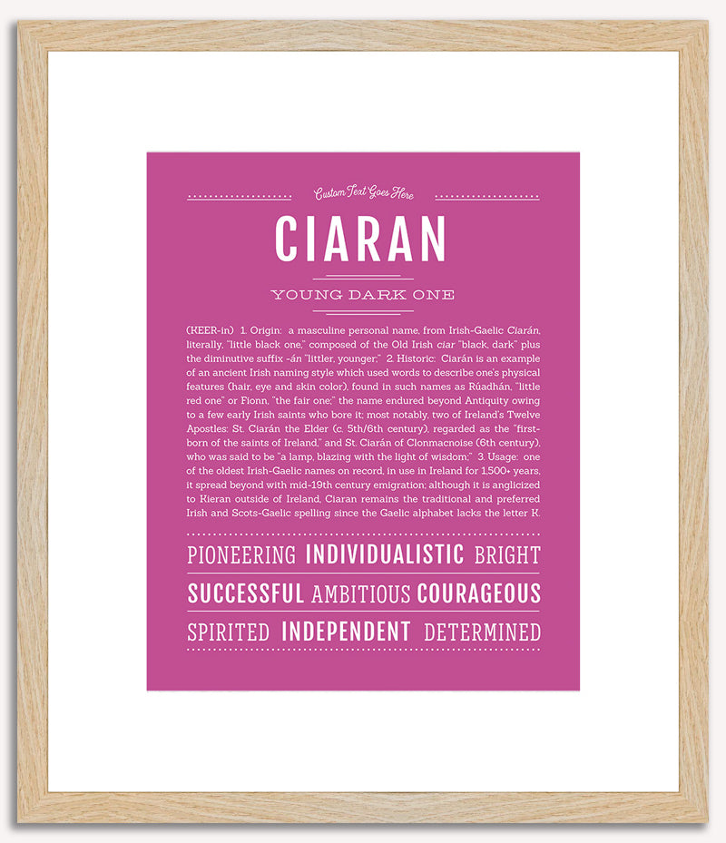 Ciaran | Name Art Print