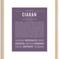 Ciaran | Name Art Print