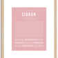 Ciaran | Name Art Print