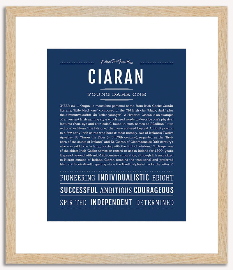 Ciaran | Name Art Print