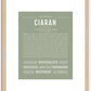 Ciaran | Name Art Print