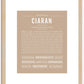 Ciaran | Name Art Print