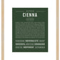 Cienna | Name Art Print