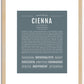 Cienna | Name Art Print