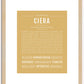 Ciera | Name Art Print