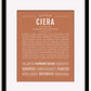 Frame Options | Terra Cotta | Black Frame, Matted