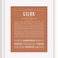 Frame Options | Terra Cotta | White Frame, Matted