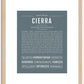 Cierra | Name Art Print