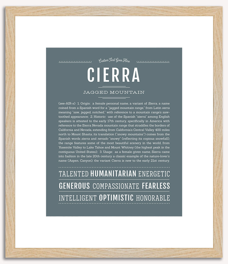 Cierra | Name Art Print