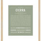 Cierra | Name Art Print