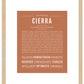 Cierra | Name Art Print