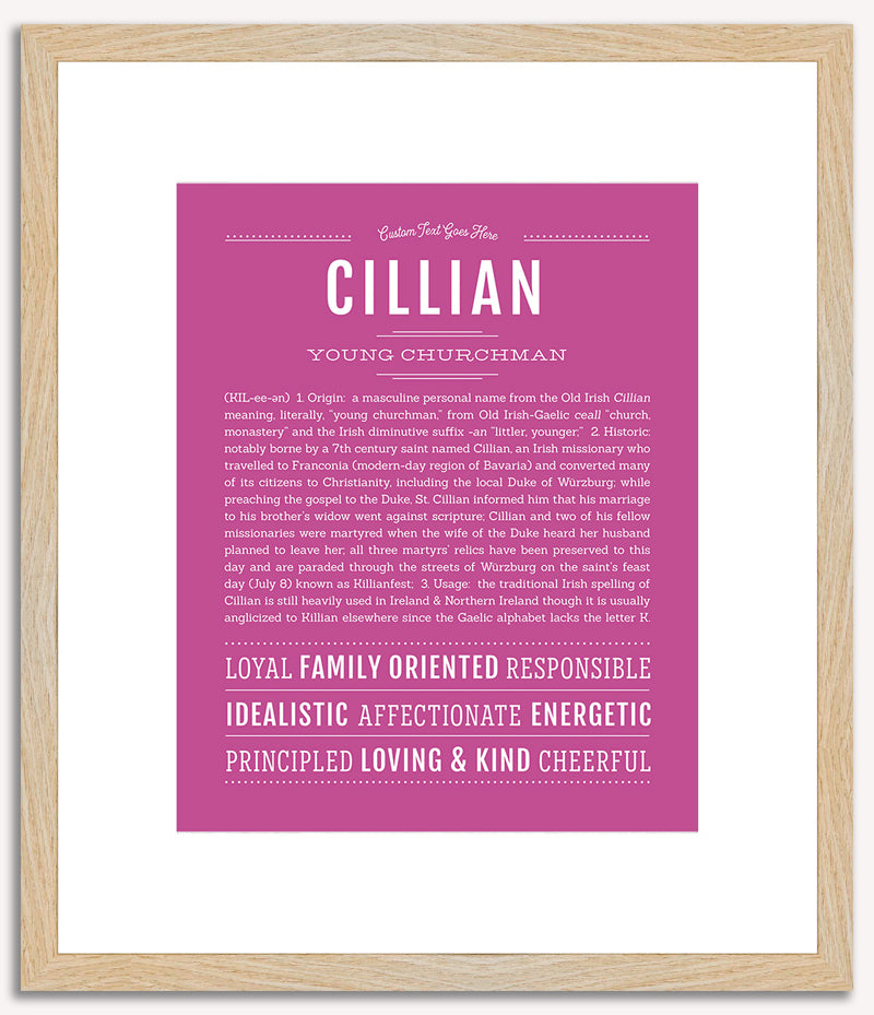 Cillian | Name Art Print