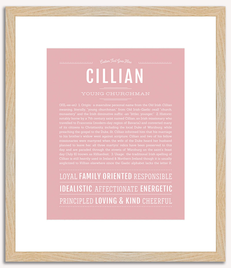 Cillian | Name Art Print