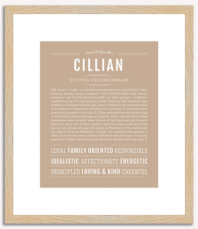 Cillian | Name Art Print