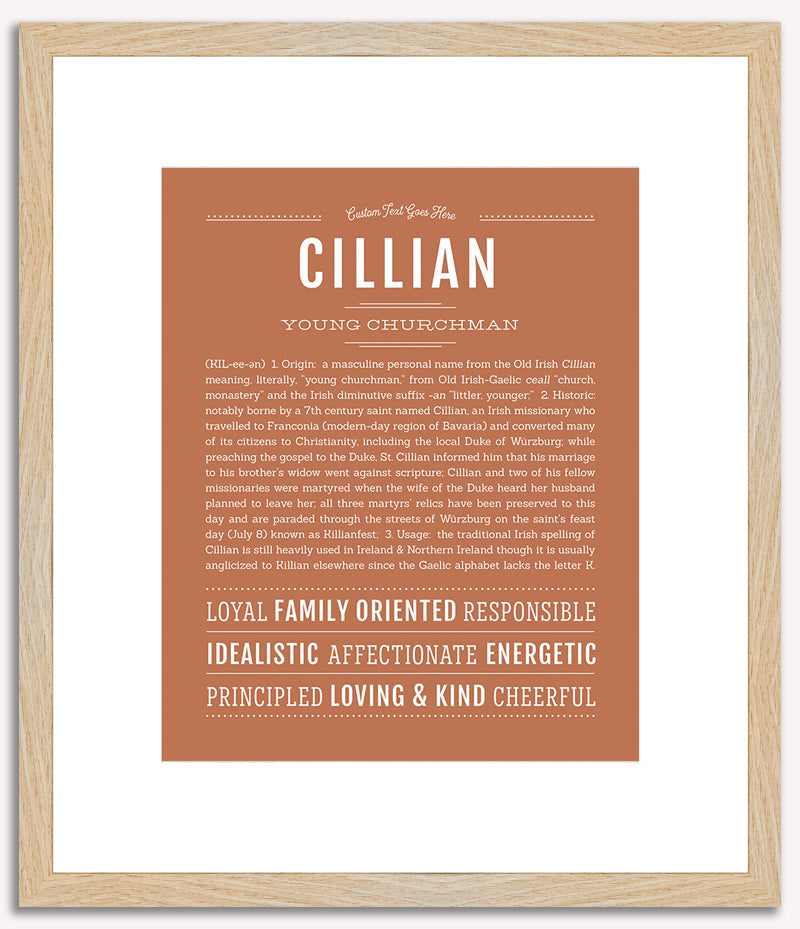 Cillian | Name Art Print