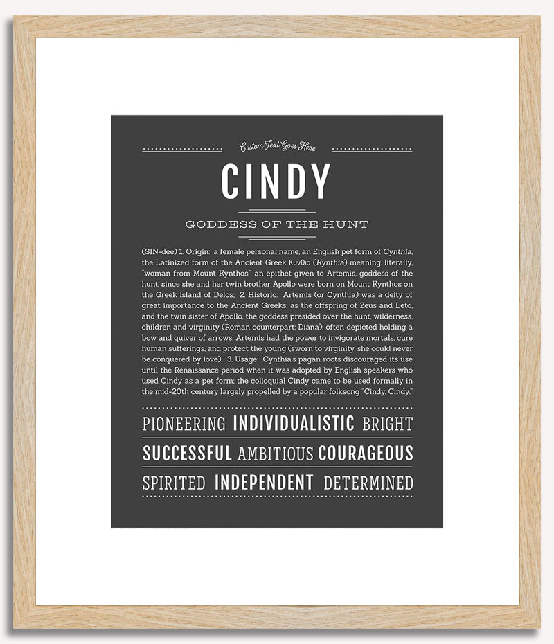 Cindy | Name Art Print