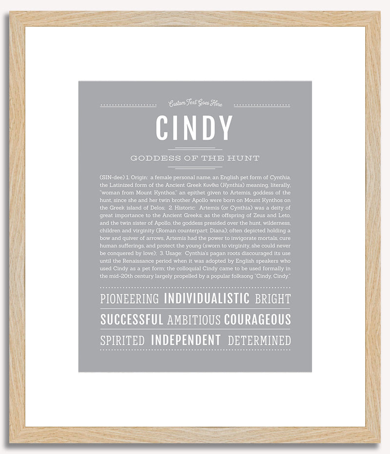 Cindy | Name Art Print