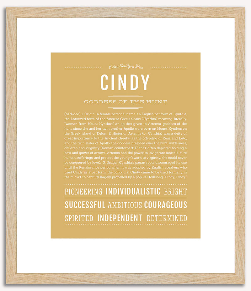 Cindy | Name Art Print