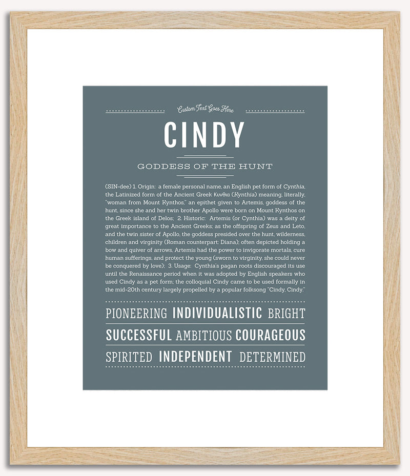 Cindy | Name Art Print