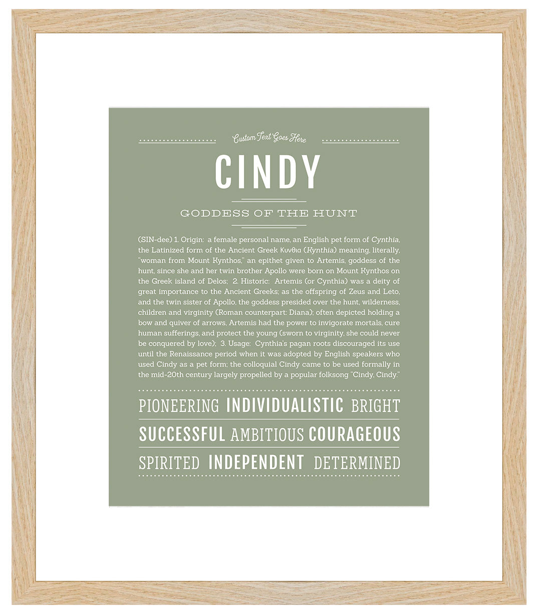 Cindy | Name Art Print