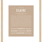 Claire | Name Art Print