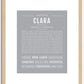 Clara | Name Art Print