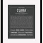 Frame Options | Charcoal Gray | Black Frame, Matted