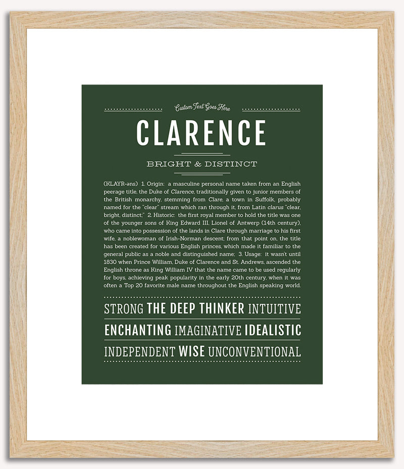 Clarence | Name Art Print