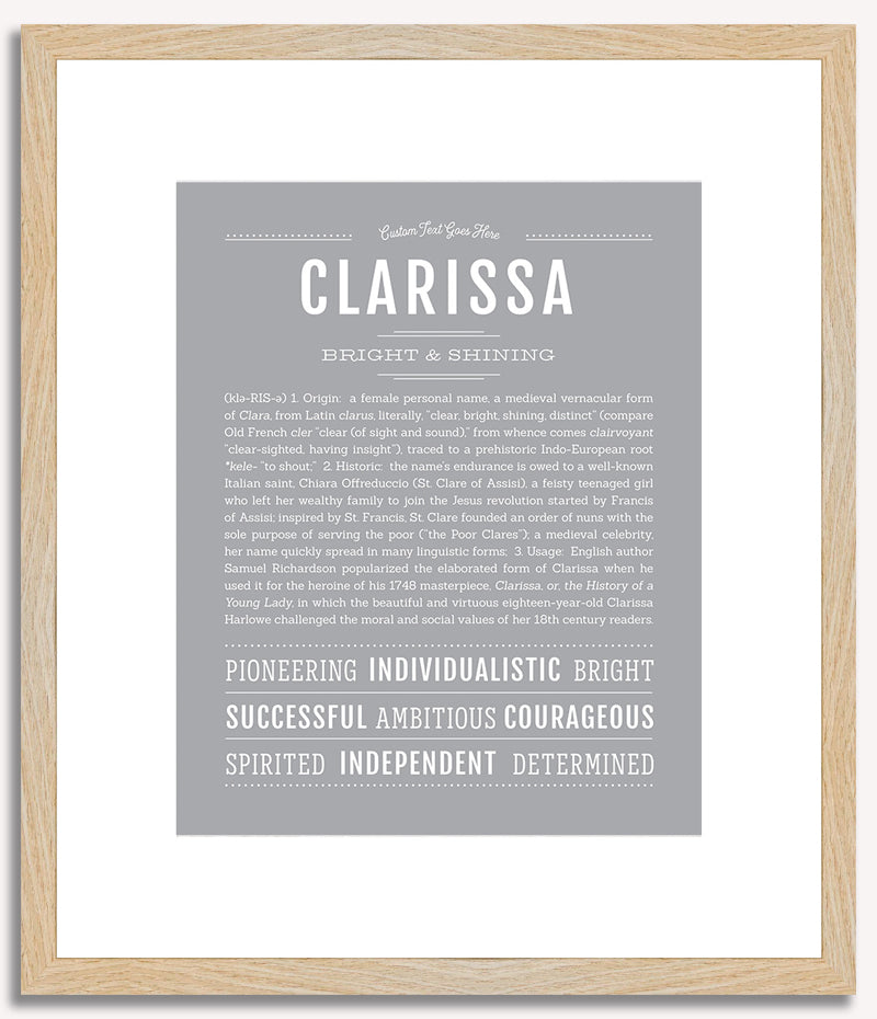 Clarissa | Name Art Print