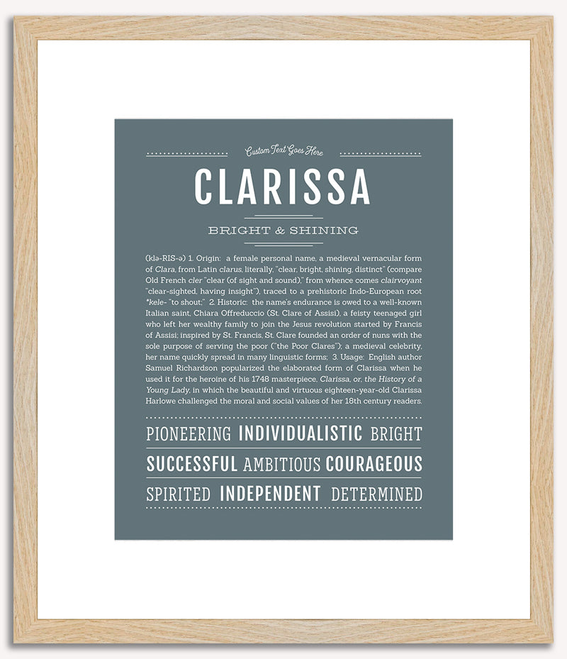 Clarissa | Name Art Print