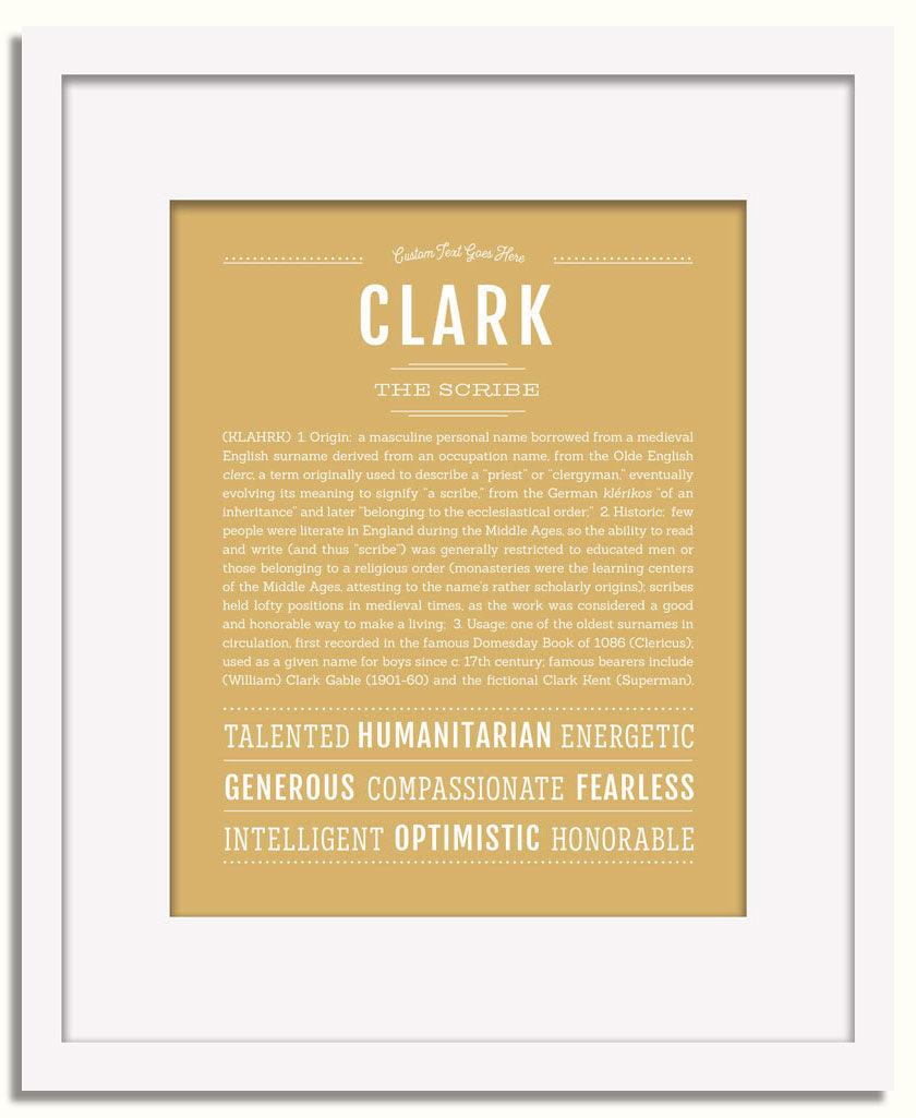 Frame Options | Matte Gold | White Frame, Matted