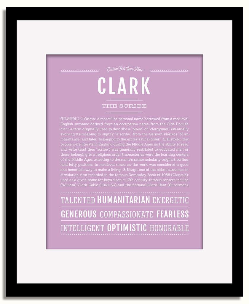 Frame Options | Lilac | Black Frame, Matted