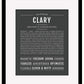 Clary | Name Art Print