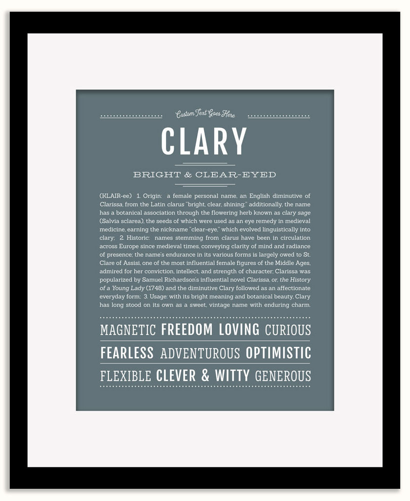Clary | Name Art Print
