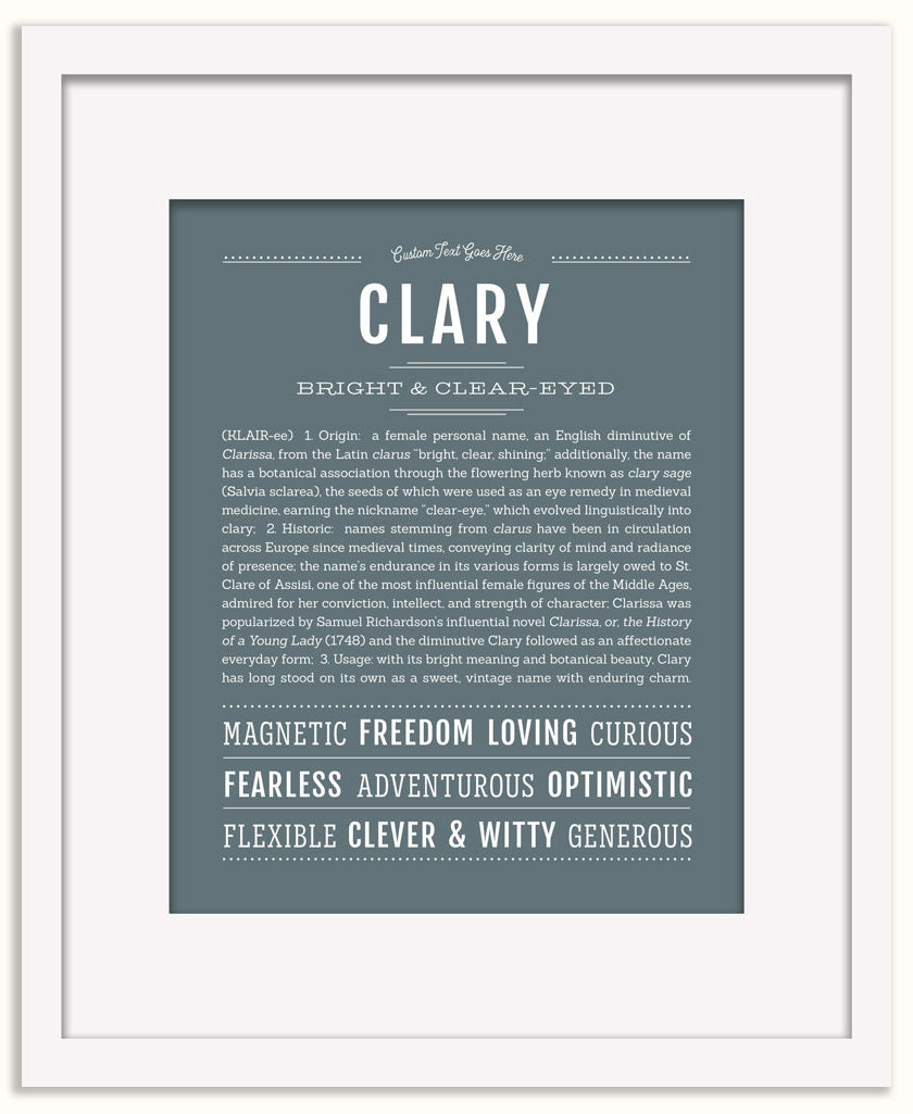 Clary | Name Art Print