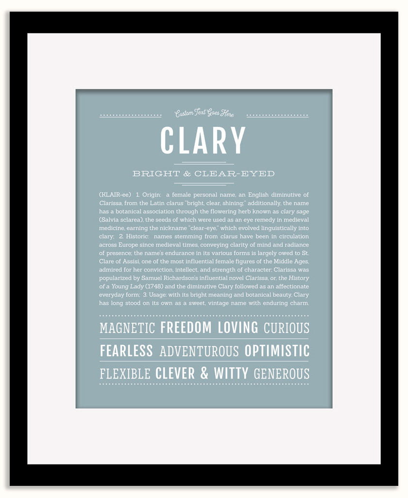 Clary | Name Art Print