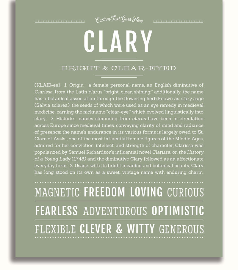 Frame Options | Sage | White Frame, Matted
