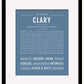 Clary | Name Art Print