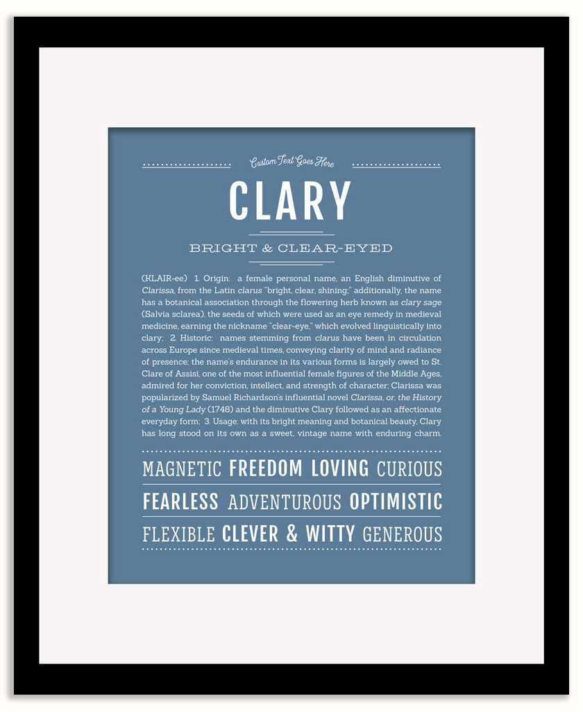 Clary | Name Art Print