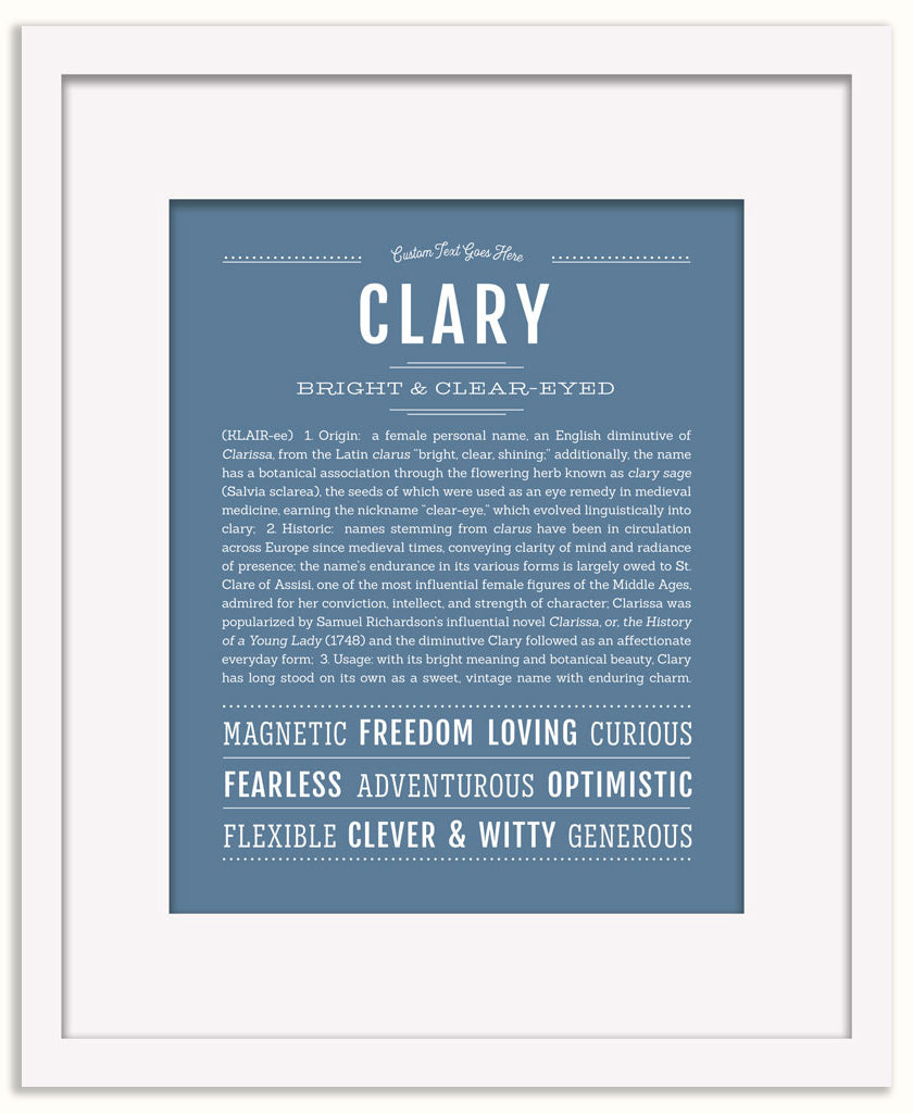 Clary | Name Art Print