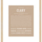 Clary | Name Art Print