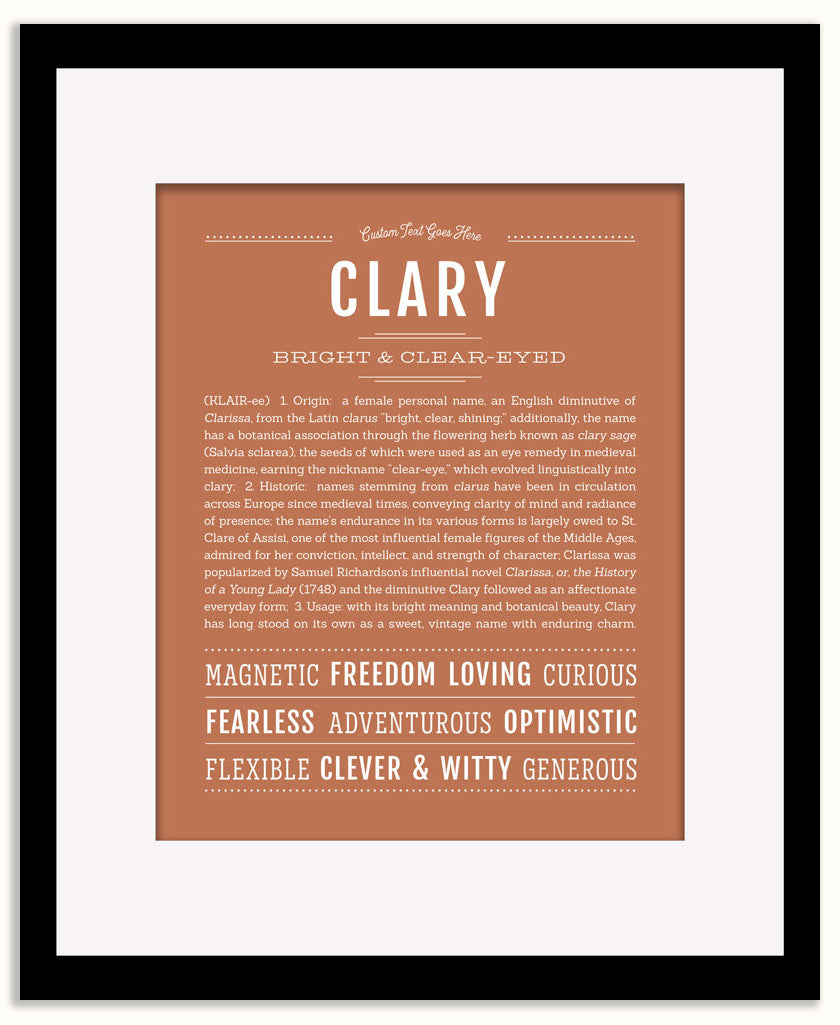 Clary | Name Art Print