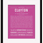 Frame Options | Dark Pink | Black Frame, Matted