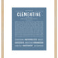 Clementine | Name Art Print