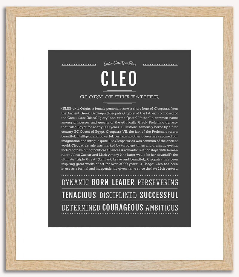 Cleo | Name Art Print