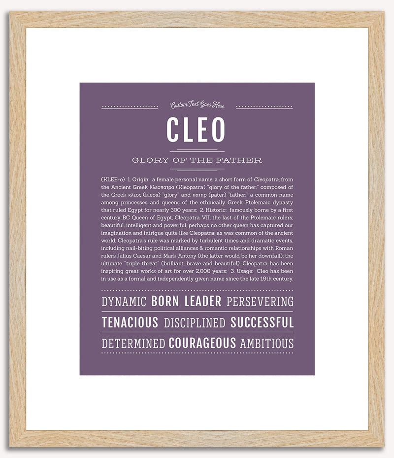 Cleo | Name Art Print