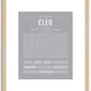 Cleo | Name Art Print