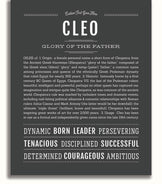 Cleo | Name Art Print – Name Stories