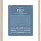 Cleo | Name Art Print