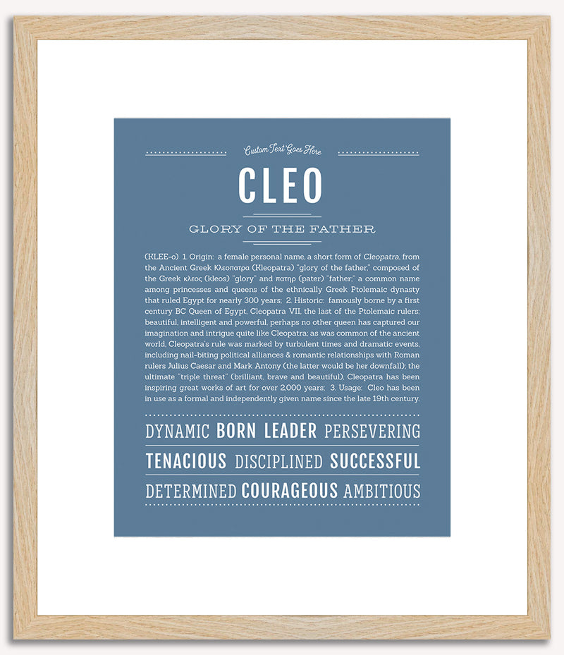 Cleo | Name Art Print